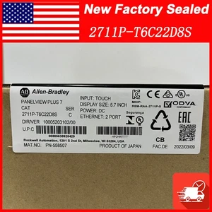 New Sealed AB 2711P-T6C22D8S PanelView Plus 7 Standard Terminal - Picture 1 of 4