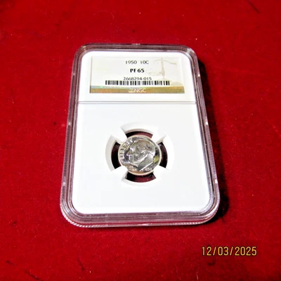 U.S. * 1950 * SILVER NGC Proof 65 * BEAUTIFUL * 3  Day Auction! - Image 1 of 2