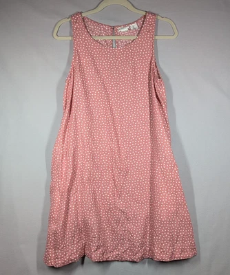 Nicole Miller New York Small Dress 100% Linen Sleeveless Pockets Boho Beach - Image 1 of 4