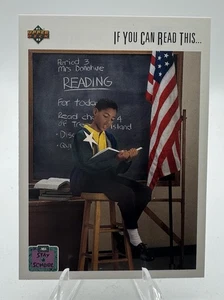 1991-92 Upper Deck Stay in School If You Can Read This Michael Jordan #22 - Bild 1 von 2