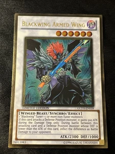 Yu-Gi-Oh! TCG Blackwing Armed Wing GLD3-DE039 LIMITED ENGLISH LP - Bild 1 von 3