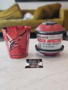 Mission Impossible Final Reckoning Popcorn Bucket & Tin NEW In Hand Light Up - Picture 1 of 9