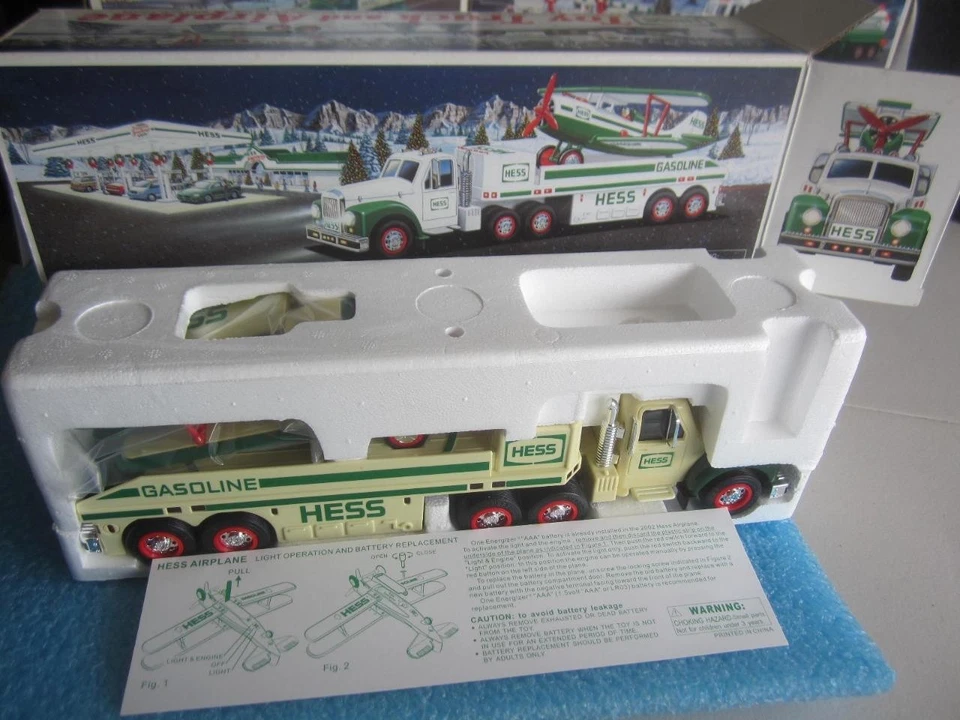 Camión de juguete de gasolina Hess 1991 edición y coche de carreras nuevo en caja todavía envuelto con original Foto 1 de 1