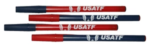 Bolígrafos de escritura USATF Olympic Trials atletismo OLY (4) rojo blanco azul olímpico - Imagen 1 de 4