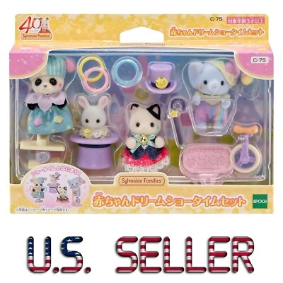 Sylvanian Families Baby Dream Showtime C-75 Set 40th Anniversary Calico Critters