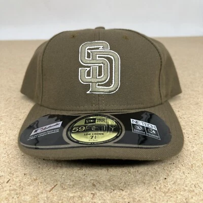 NEW 7 3/4 New Era San Diego Padres Low Crown 59fifty Baseball Fitted Cap - Image 1 of 4