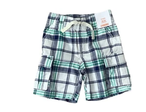 Gymboree Tide Pool Boys Plaid Short Pants Sz 18-24 Months NWT - Picture 1 of 2