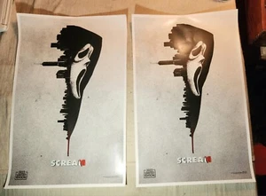 (2) 2023 LIMITED EDITION SCREAM VI MOVIE POSTERS SCREAM 6 GHOSTFACE NY SKYLINE - Picture 1 of 9