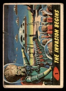 1962 Mars Attacks #1 The Invasion Begins GD - Picture 1 of 2
