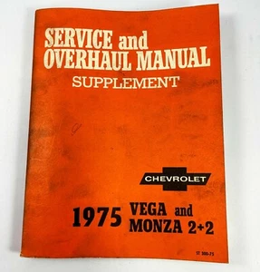 1975 Chevrolet Vega Monza Service Overhaul Manual ST 300-75 - Picture 1 of 4