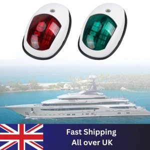 Marine NAV 12V/24V LED LIGHTS White Side Mount Port & Starboard Boat Navigation - Picture 1 of 8
