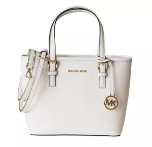 MICHAEL KORS Damen Tasche Bag JET SET TRAVEL XS CRYL CONV TZ TOTE light cream - Bild 1 von 12