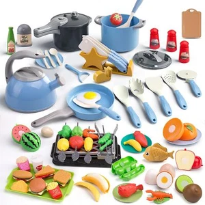 105Pcs Kids Kitchen Toy Accessories, Toddler Pretend BBQ Camping Cooking Playset - Picture 1 of 6