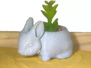 Cute Bunny Succulent Planter Pot 3D Printed - Bunny Planter - Rabbit Planter ... - Picture 1 of 10