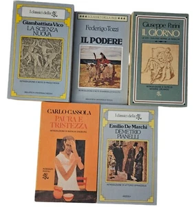 5 BUR Italian Language Books Carlo Cassola Paura E Tristezza USED Classics - Picture 1 of 23