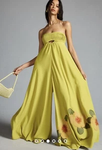 Anthropologie Zunilda Guiterrez NWT Bejuco Jumpsuit, $397, Size Medium - Picture 1 of 12