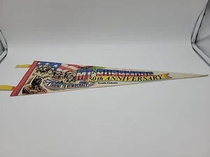 Vintage Pennant Mr Rushmore 50th Anniversary 24 X 6" - Picture 1 of 2