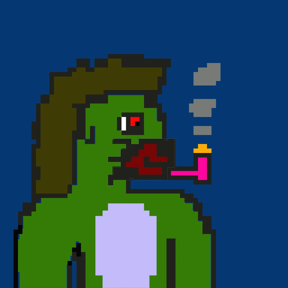 CRYPTO LYIN' PUNKS DIGITAL NFT ART 1 OF 1  COLLECTION FREE SHIPPING! - image 1 of 1