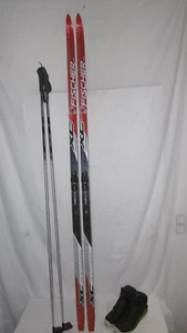FISCHER " POWER CROWN " TOP LANGLAUFSKI 198 CM + LANGLAUFSCHUHE GR:41 IM SET - Bild 1 von 6