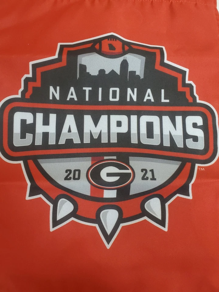 BSI Products Inc. NCAA University of Georgia 2021 National Champions Logo 13" x
