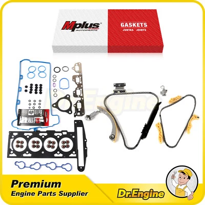 Head Gasket Set Timing Chain Kit Fit 07-08 Chevrolet Cobalt HHR Pontiac G5 2.2L - Image 1 of 4