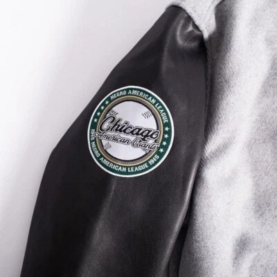 Chaqueta Letterman de la Liga Negra de Béisbol Americano de Chicago Foto 1 de 4