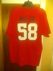 Von Miller Denver Broncos #58 Player Name & Number Shirt X Large Throwback - Picture 1 of 2