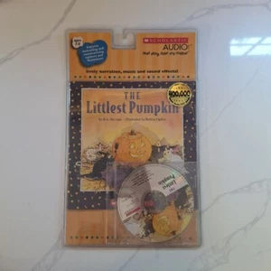 Scholastic Littlest Pumpkin Audio Book Combo Read Along Halloween Preschool CD - Picture 1 of 8
