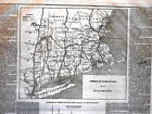 Newspaper Railroads East Of Hudson New York Albany Boston Maps Robert Owen  1840