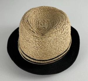 Sombrero Tejido Kooringal Peso Ligero Hombre Fedora Natural Rafia y Papel Talla 56CM - Imagen 1 de 12