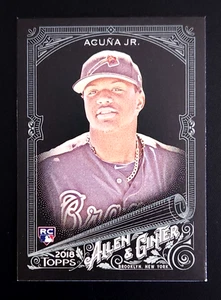 2018 Topps Allen & Ginter X Ronald Acuna #207 RC Black SP Braves - Picture 1 of 2
