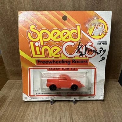 Aurora Speedline Racers 1973 cupé Willys rojo cereza 6884-070 raro Foto 1 de 4