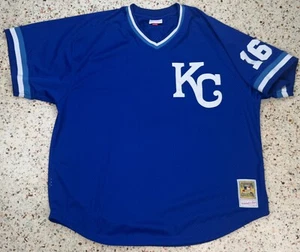 Mitchell & Ness MLB Kansas City Royals #16 Bo Jackson Baseball Trikot Größe 3XLB - Bild 1 von 9