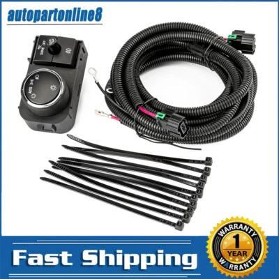 for Chevy Silverado 1500 2500 GMC Fog Light Wiring Harness & Switch 25858705 - Image 1 of 4