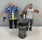 Figurine TNA Marvel Toys KONNAN Impact Wrestling 2005 & BG James avec poubelle 