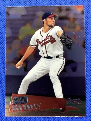 2000 #54 John Smoltz Topps Stadium Club Chrome Baseball Atlanta Braves - Image 1 of 2