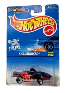 Hot Wheels Sharkruiser Predatory Power #602 1996 Red Black Shark Mattel NEW - Picture 1 of 11