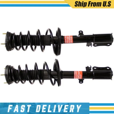 Para Toyota Camry 2.2 L4 97-01 conjunto de 2 pares de apoio de suspensão traseiro Monroe e kit de mola helicoidal - Imagem 1 de 4