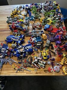 Vtg  Large Lot Transformer Collection Hasbro Tony Takara Toys Parts PCs Robots +