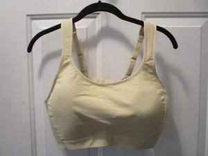 SYROKAN SHOCK CONTROL WIRELESS SPORTS BRA IN BEIGE  SIZE 40DD  NEW - Picture 1 of 2