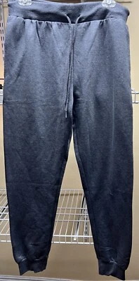 Galaxy by Harvic Men's Charcoal Fitness Drawstring Jogger Pants Size Medium New - Image 1 of 4