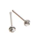 60 Pcs Nose Studs Rings Pin Box Set 316L Stainless Steel