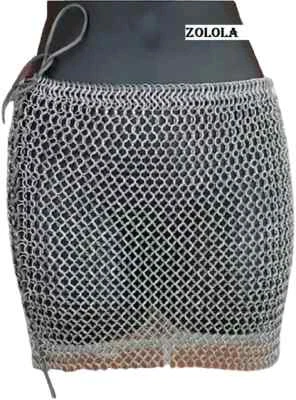 New Medieval Armor Aluminium Chainmail Butted Rings Stylish Skirt - Image 1 of 3