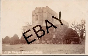 HIGH LODGE BLENHEIM PARK OXFORDSHIRE REAL PHOTO POSTCARD - Foto 1 di 2