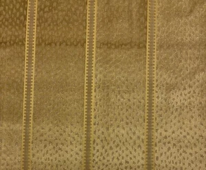 BRUNSCHWIG & FILS SALVATOR VELVET GOLD EXCLUSIVE FABRIC BY 1/2(0.5) YARD 51"W - Picture 1 of 6