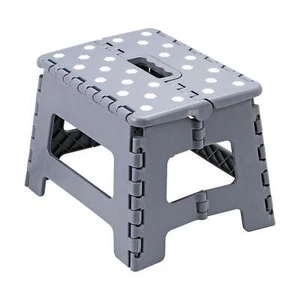 Folding Foot Step Stool Multi Purpose Plastic Foldable Easy Storage Home Kitchen - Picture 1 of 9