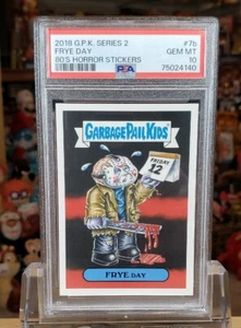 Garbage Pail Kids #7b BRATEN Tag PSA 10 EDELSTEINE Freitag der 13. Jason Voorhees Horror - Bild 1 von 4