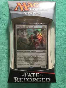 MTG FATE REFORGED INTRO PACK UNFLINCHING ASSAULT FACT SEALD - Picture 1 of 5