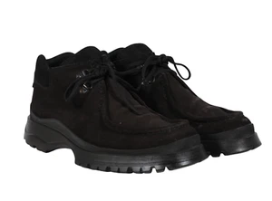 Prada Men Tyrolean Brixxen Mid Top Derby US 12 UK 11 Brown Suede Lace Up Chunky - Picture 1 of 14