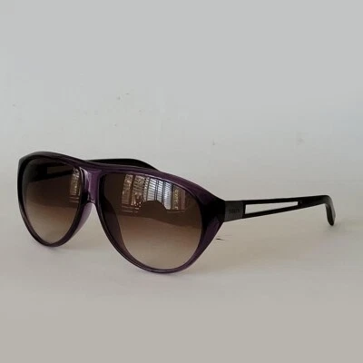 TOD'S Women Sunglasses TO 44 Purple Frame Brown Gradient Lens Made in ITALY - Image 1 of 4